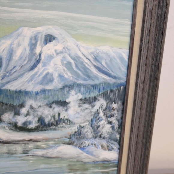 Gelseichter Original "Winter Mountain" Fine Art - Picture 3 of 5
